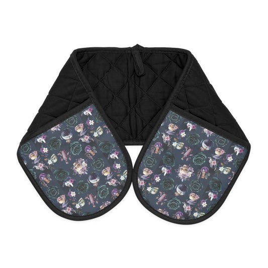 Goth Skull Oven Mitts