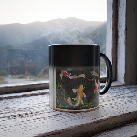 Koi Pond - Color Morphing Mug, 11oz