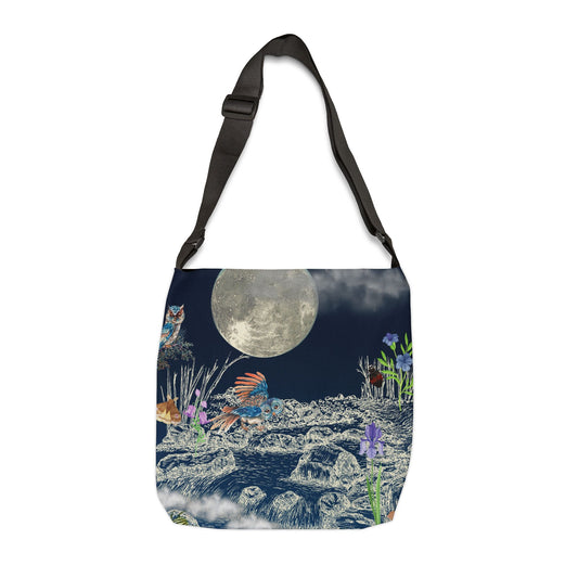 Owls at Night Adjustable Tote Bag (AOP)