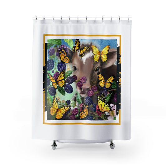 Butterfly Field - Shower Curtains