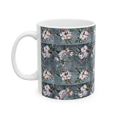 Cotton In A Snow Storm - Ceramic Mug, (11oz, 15oz)