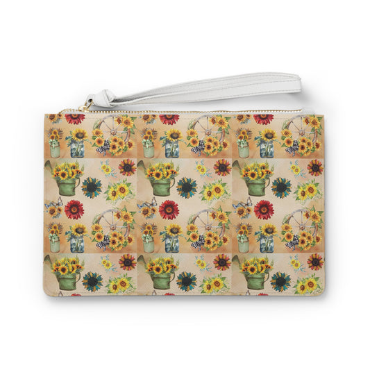 Clutch Bag- Sunflower Garden