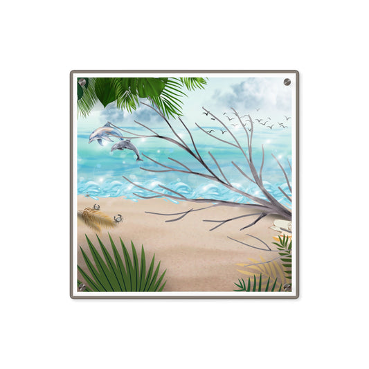 Wild Beach Acrylic Wall Art Panels