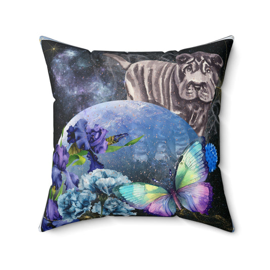 Deeohgee 'DOG' Spun Polyester Square Pillow