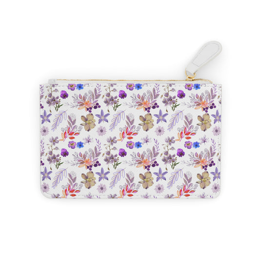 Mini Clutch Bag- Purple Floral