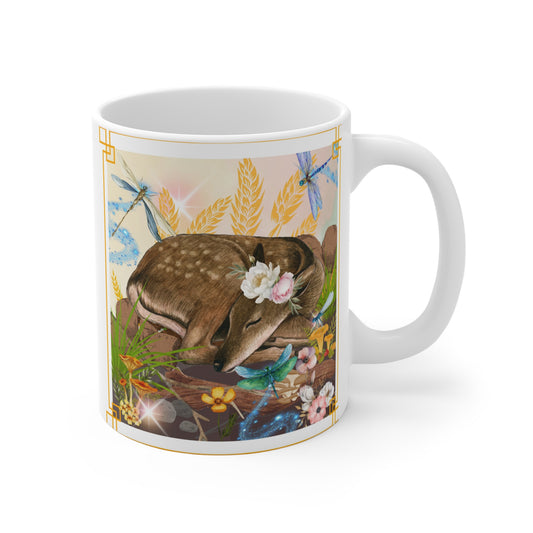 Sleeping Deer Mug 11oz